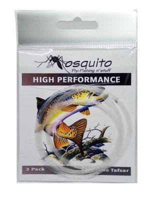 3-pack Mosquito High Performance Leader 9ft